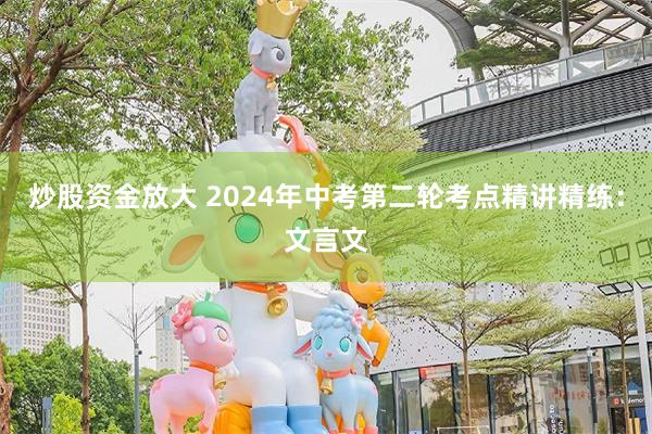 炒股资金放大 2024年中考第二轮考点精讲精练：文言文