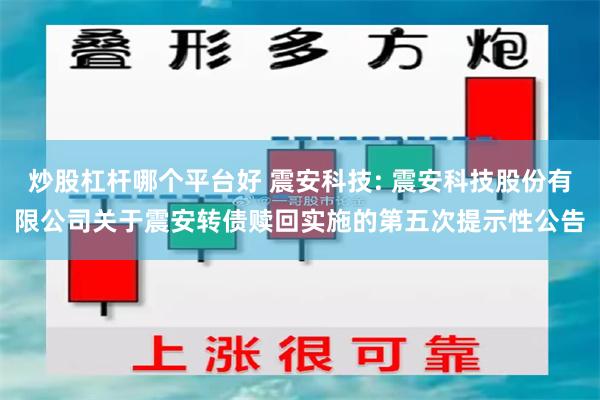 炒股杠杆哪个平台好 震安科技: 震安科技股份有限公司关于震安转债赎回实施的第五次提示性公告